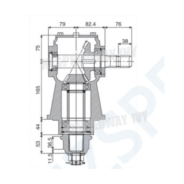 1: 1.46/ 1: 1.93 30HP Agricultural Rotary Gearbox Increaser