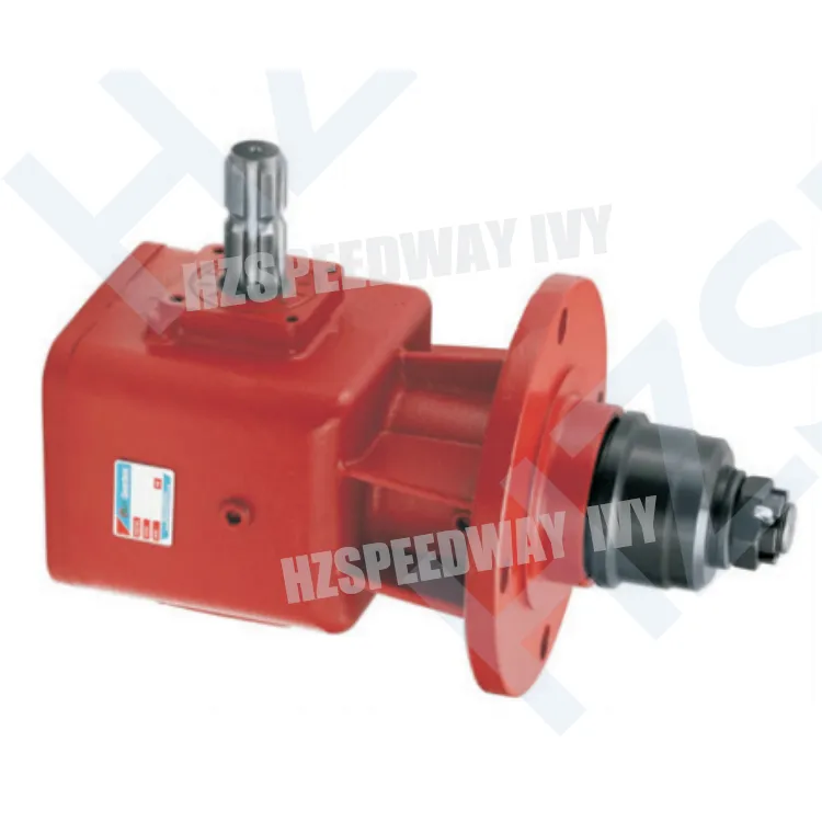60HP 1: 1.5/1: 1.93 Pto Gearbox 90 Degree T Series Gearboxes for Rotary Cutter