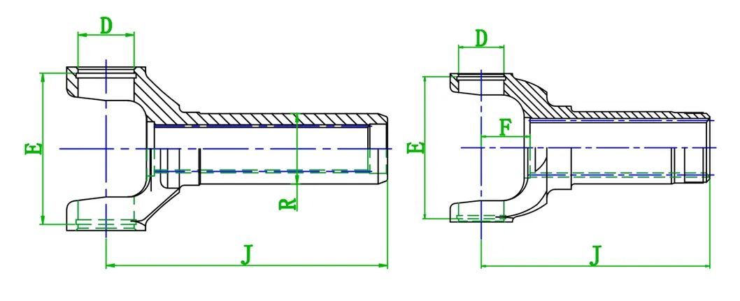 Auto Drive Shaft Parts Yoke Slip Yoke for Light Duty Car From China Manufacturer