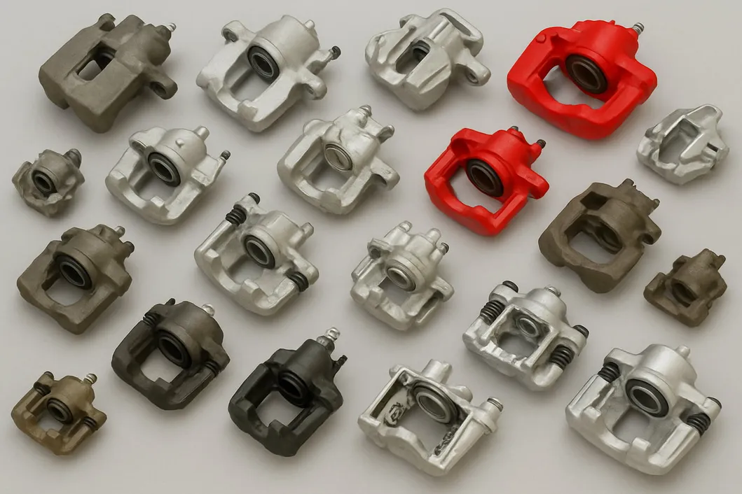 Front Brake Calipers Cast Iron Audi A4 A5 B8, 8t3, 8ta High Performance for Aftermaket