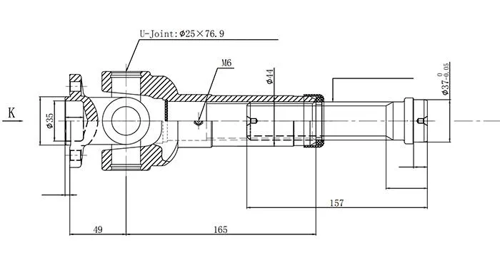 Mixer Truck and Agitating Lorry Drive Shaft
