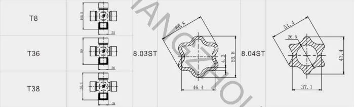 Pto Drive Shaft Star Tube for Agricultural Machine