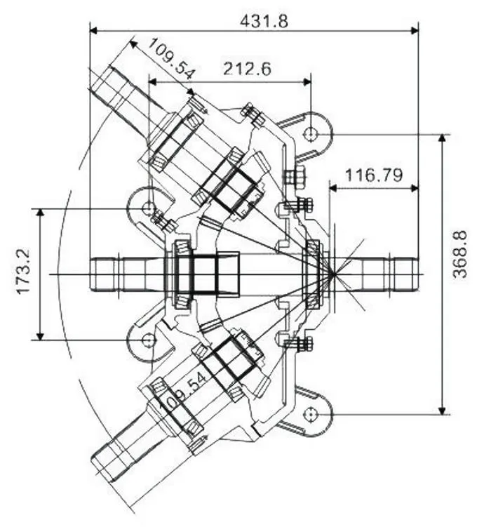 Rotary Cutter and Finish Mower Pto Gearbox