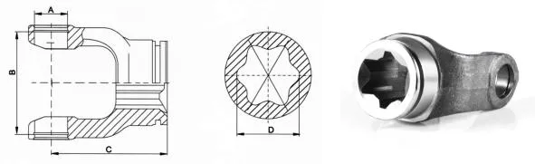 Wide Angle Joint for Pto Drive Shaft Agricultural Machine